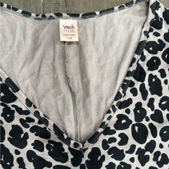 Smash + Tess S&T Sunday Romper in Lexi Leopard sz Lg Cute Comfy, Bamboo material - Picture 5 of 10